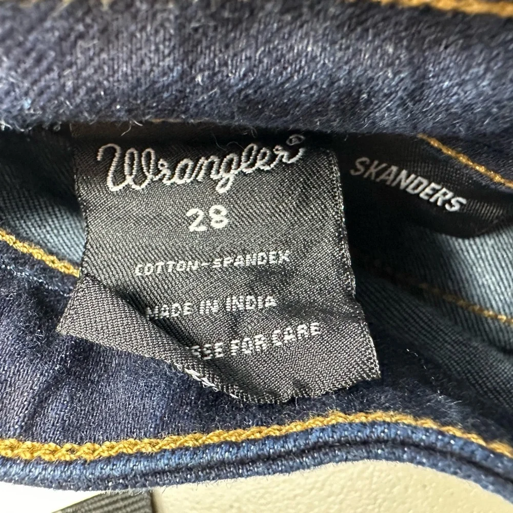 Wrangler Skanders Straight Leg Dark Denim‎ Jeans Men's 28 X 26